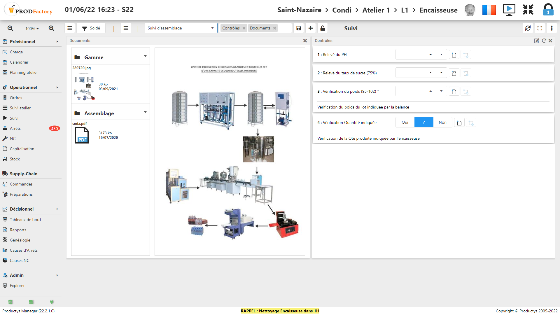 Productys MES - Manager
